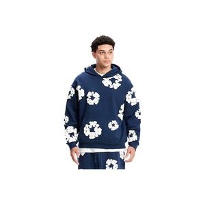 Denim Tears Cotton Wreath Hoodie Navy Medium Streetwear New With Tags
